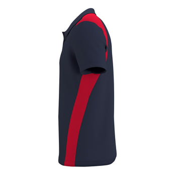 RCFM26Clothing POLO SHORT SLEEVE ATOM DARK NAVY RED M-Left Side