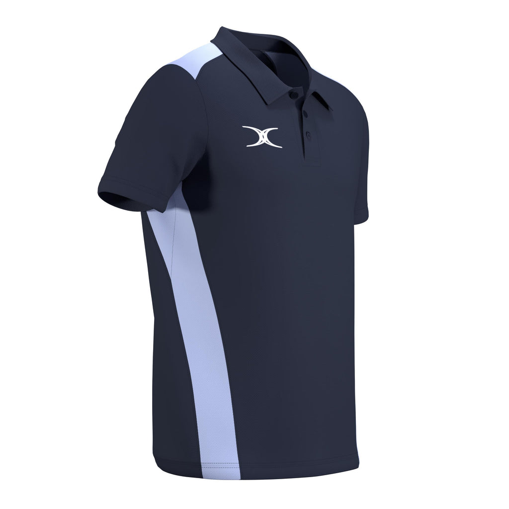 RCFM26Clothing POLO SHORT SLEEVE ATOM DARK NAVY SK M-Three Quarters Right