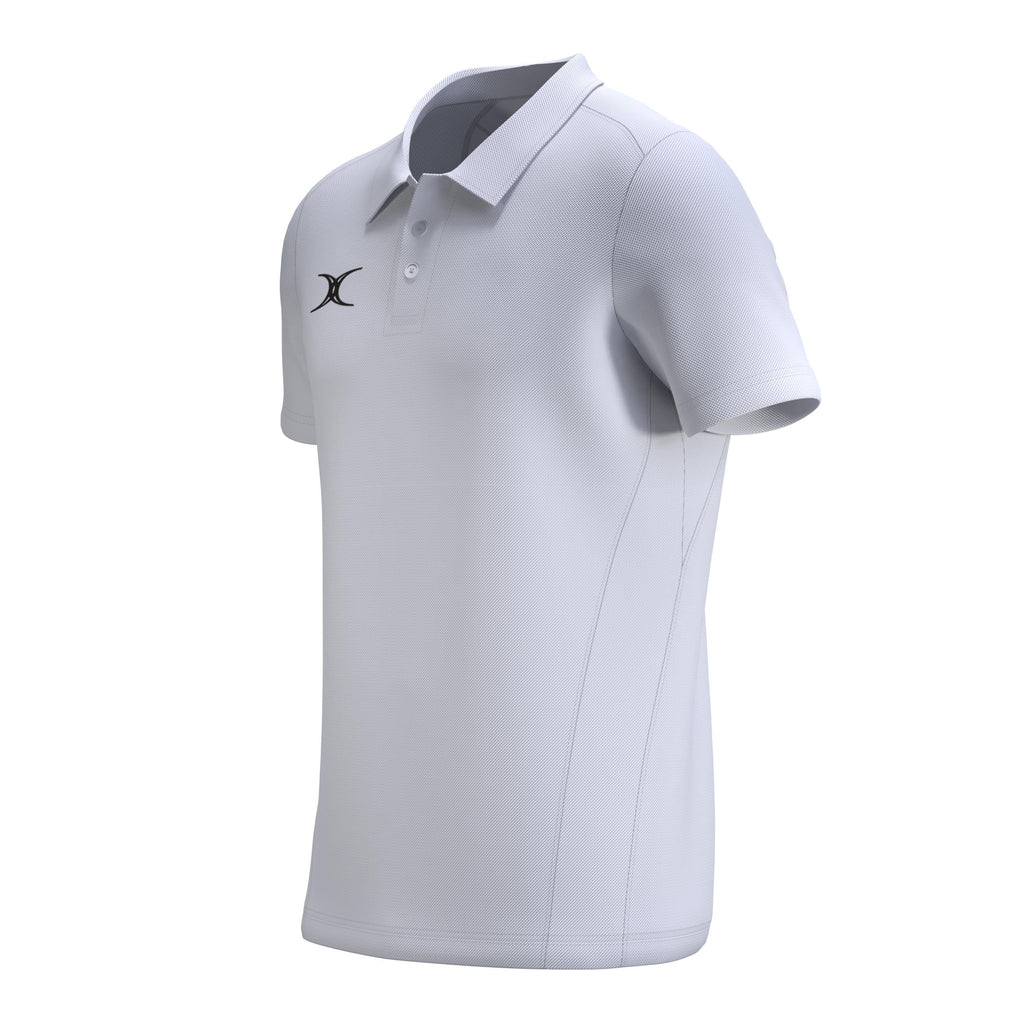 RCFM26Clothing POLO SHORT SLEEVE ATOM WHITE M-Three Quarters Left