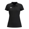 RCFN26Clothing POLO SHORT SLEEVE ATOM BLACK WOMEN 10-Front