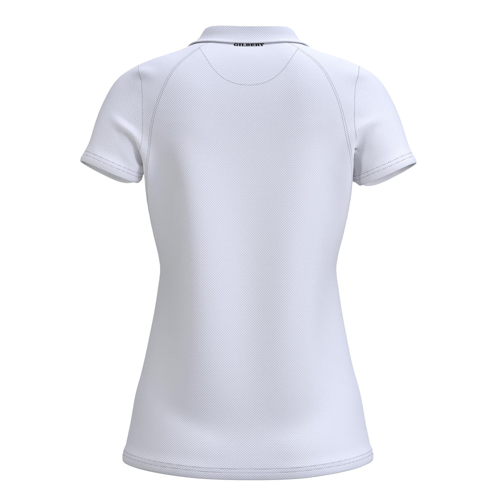 RCFN26Clothing POLO SHORT SLEEVE ATOM WHITE WOMEN 10-Back