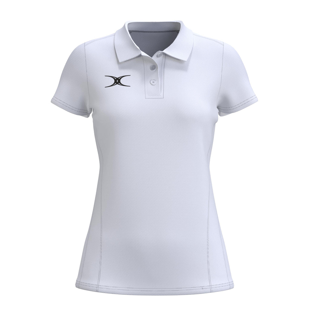 RCFN26Clothing POLO SHORT SLEEVE ATOM WHITE WOMEN 10-Front