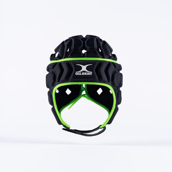 RPBJ26Body armour_Mouthguards Octane Headguard Black Green Front