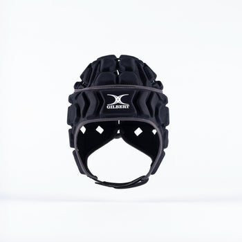 RPBJ26Body armour_Mouthguards Octane Headguard Black Grey Front