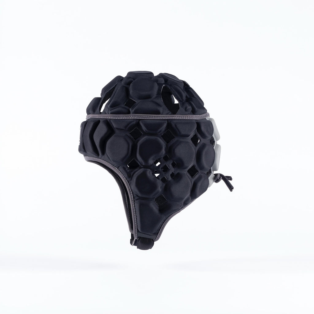 RPBJ26Body armour_Mouthguards Octane Headguard Black Grey, Side Left