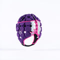 RPBJ26Body armour_Mouthguards Octane Headguard Purple Pink, Rear Angle