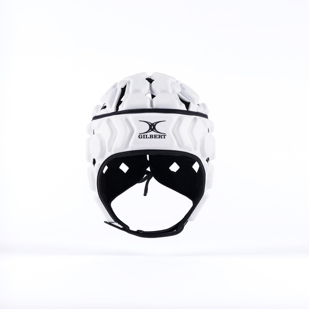 RPBJ26Body armour_Mouthguards Octane Headguard White Black, Front
