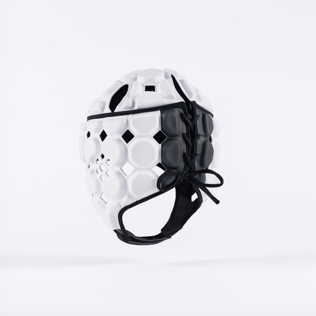RPBJ26Body armour_Mouthguards Octane Headguard White Black, Rear