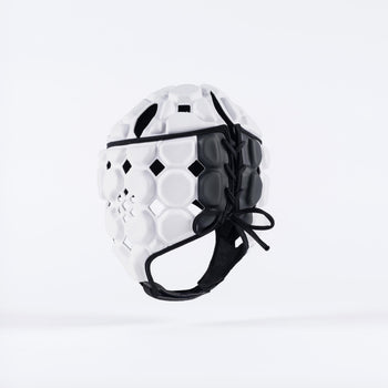 RPBJ26Body armour_Mouthguards Octane Headguard White Black, Rear