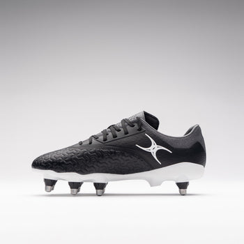 RSAE26Boots Icon Vapour 8 Stud Black Grey Instep