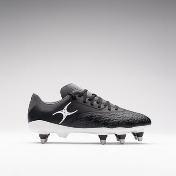 RSAE26Boots Icon Vapour 8 Stud Black Grey Outstep
