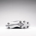 RSAE26Boots Icon Vapour 8 Stud Black Grey Sole