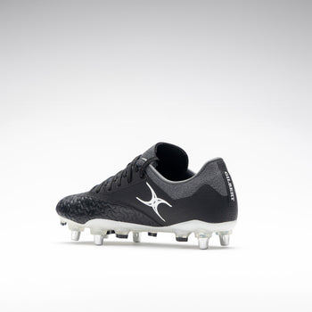 RSAG26Boots Icon Vapour 6 Stud Black Grey, Instep Heel
