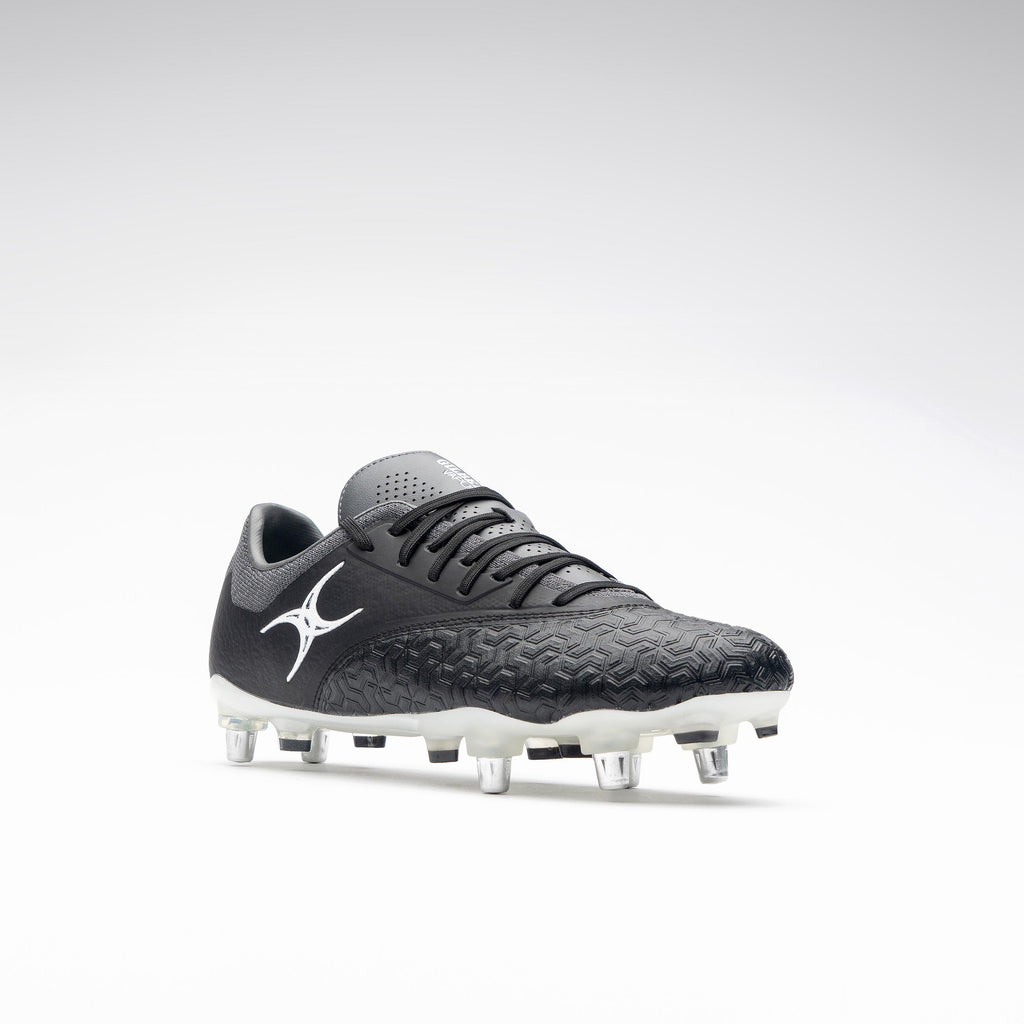 RSAG26Boots Icon Vapour 6 Stud Black Grey, Outstep Toe