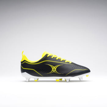 RSAI24Boots Cage Torq 6 Stud Black Yellow, Outstep