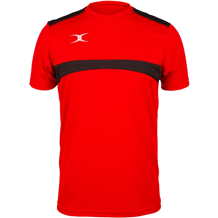 2600 RCFK18 81509805 Tee Photon Red & Black Front